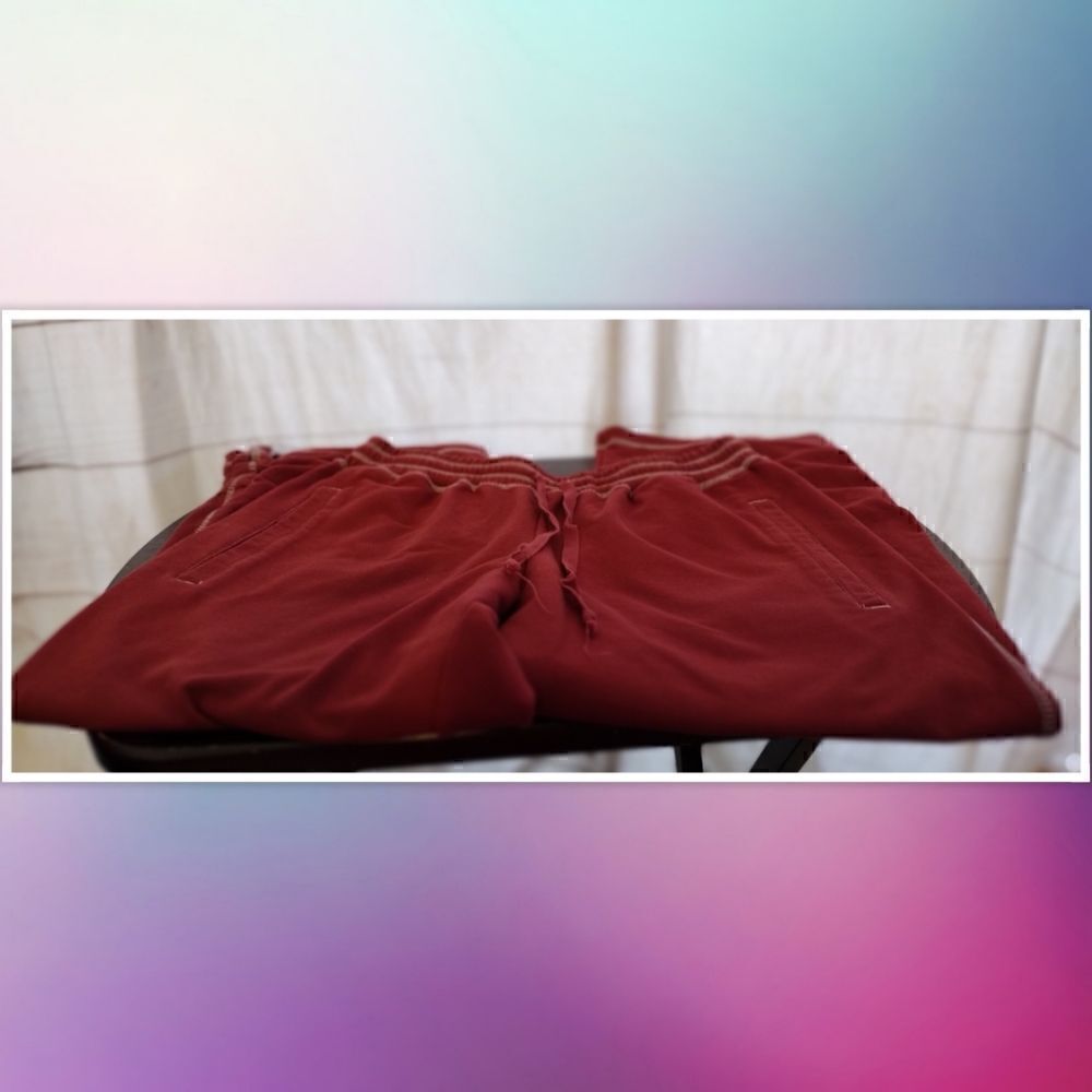 Pulp Cotton Comfy Capris Drawstring Waist And Length Size Medium - Picture 3 of 5
